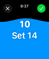Blue liquid lowers on the screen as it makes waves.